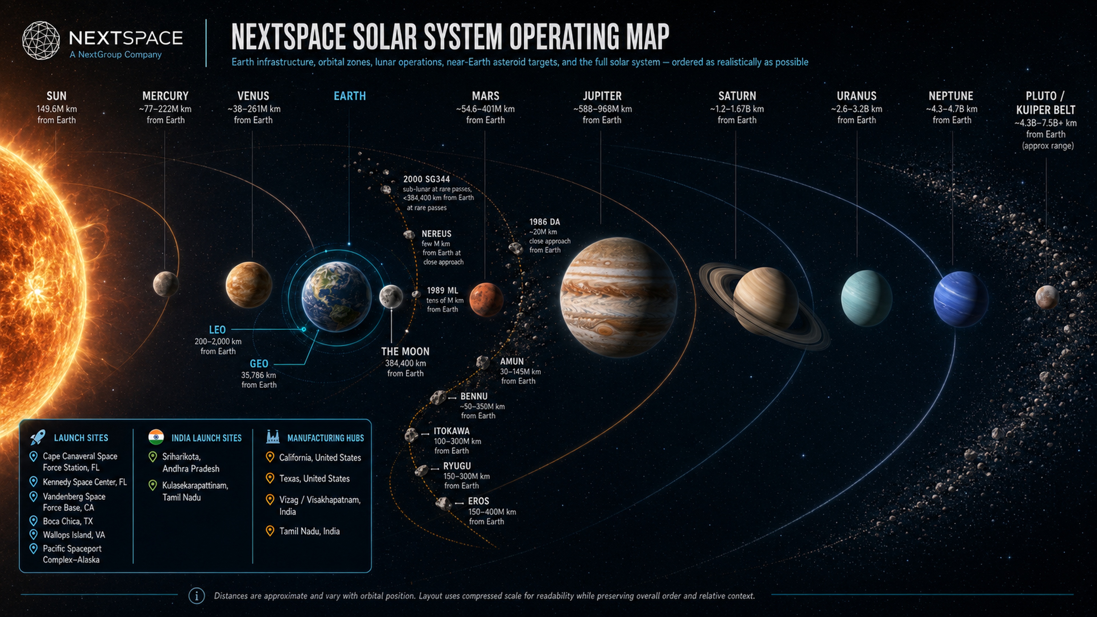 Solar System Operating Map